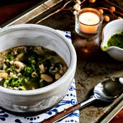 Mixed-Greens-Soup-with-Cilantro-Pistou