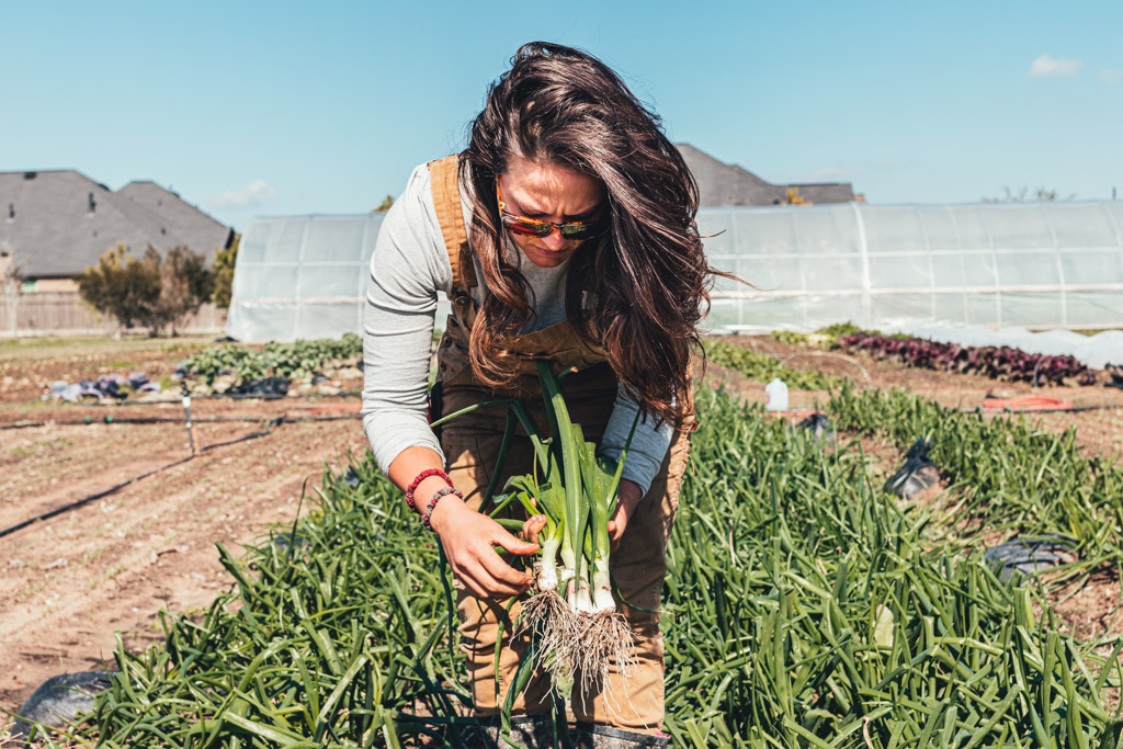 thinning onions